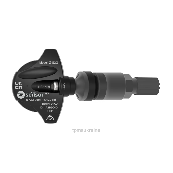 TPMS Цена | 806L53 Holden oe заміна датчика tpms - oe p/n 95712232, 13598773 freq 433mhz металевий шток клапана - темно-сірий